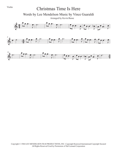 Christmas Time Is Here (arr. Kevin Busse)