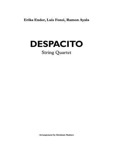 Despacito (arr. Abraham Maduro)