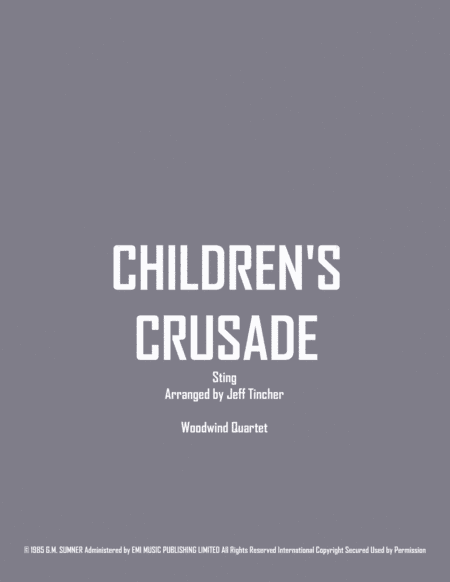 Children's Crusade (arr. Jeff Tincher)
