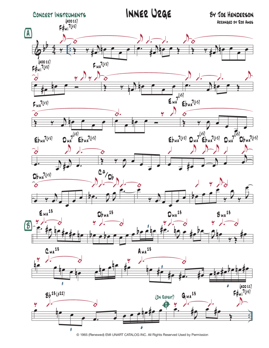 Inner Urge (arr. Rob Ames)