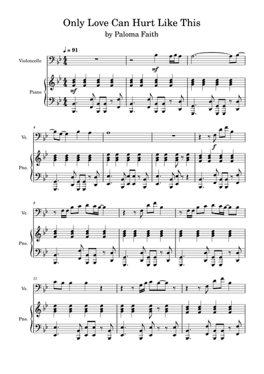 Only Love Can Hurt Like This (arr. Anya Alston)