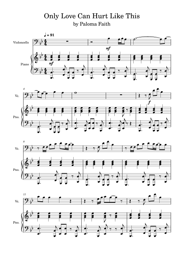 Only Love Can Hurt Like This (arr. Anya Alston)
