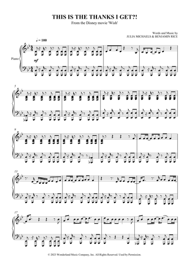 This Is The Thanks I Get?! (arr. SCMusic)