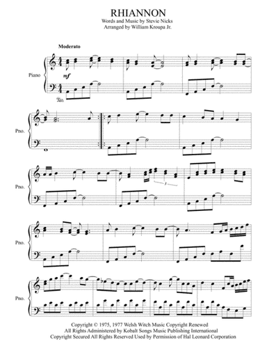 Rhiannon (arr. William Kroupa Jr.)