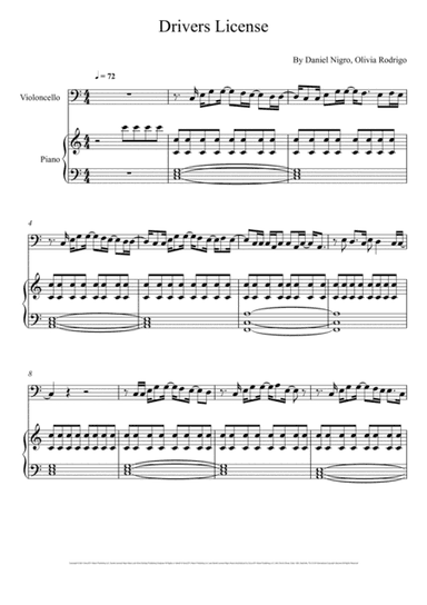 Drivers License (arr. André Laitano)