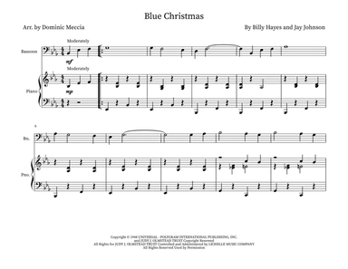 Blue Christmas (arr. Dominic Meccia)