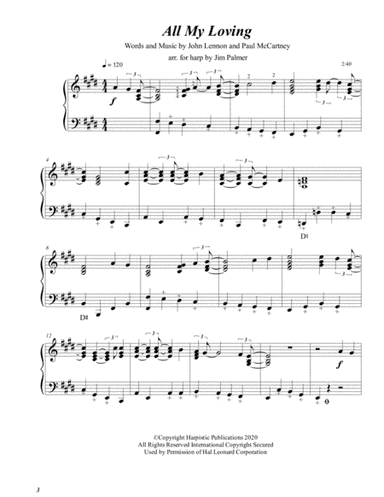 All My Loving (arr. Jim Palmer)