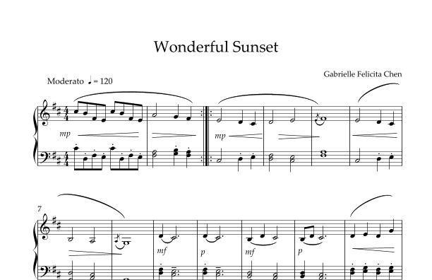 WONDERFUL SUNSET