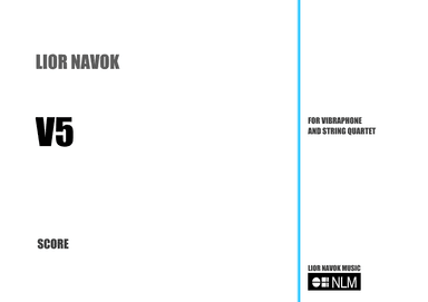 "V5 - Quintet for Vibraphone and String Quartet" (1995) [Full Score]