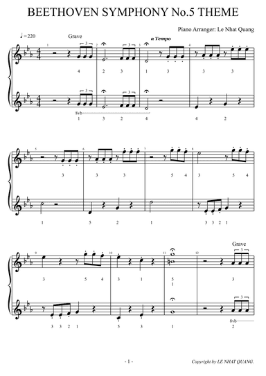 Symphony No.5 (arr. Le Nhat Quang)