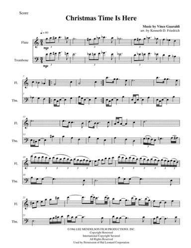Christmas Time Is Here (arr. Kenneth D. Friedrich)
