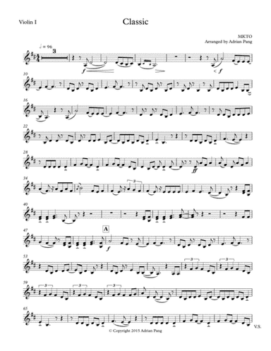 Classic (arr. Adrian Pang)