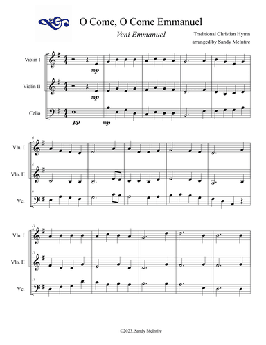O Come, O Come Emmanuel (arr. Sandy McIntire)