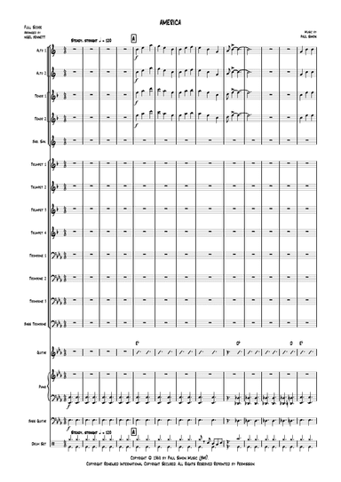 America (arr. Nigel Bennett)
