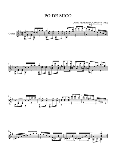 PO DE MICO (arr. Globrazil)