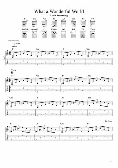 What A Wonderful World (arr. Angelo)