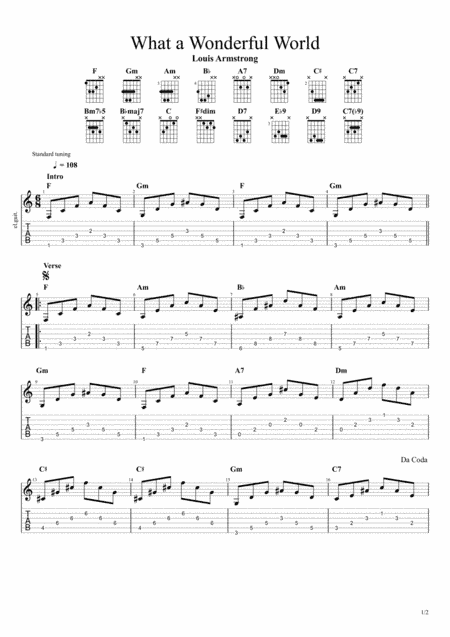 What A Wonderful World (arr. Angelo)