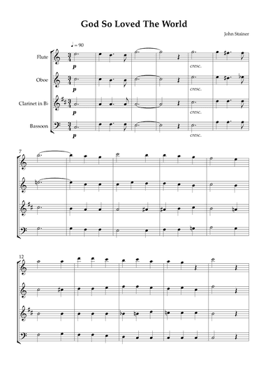 God So Loved The World (arr. Karen Gueiros)