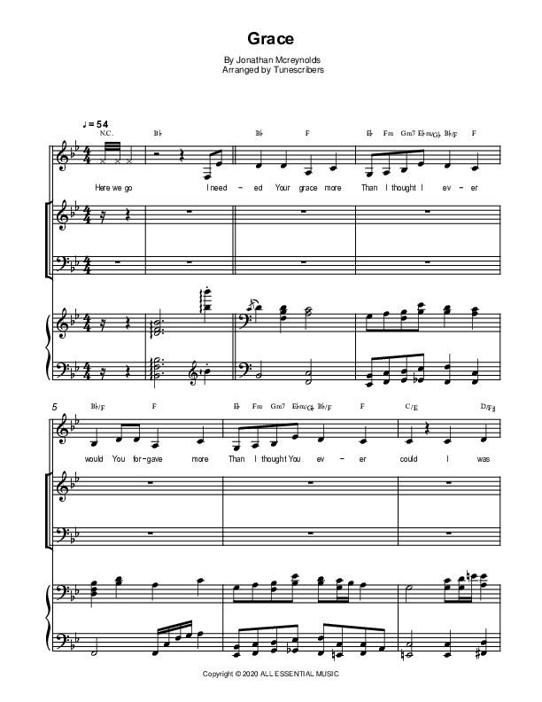 Grace (arr. Tunescribers)
