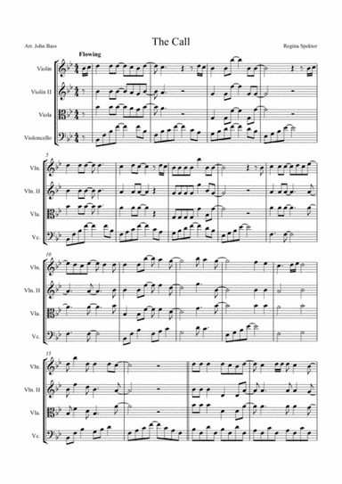 The Call (arr. John Bass - Music & Strings)