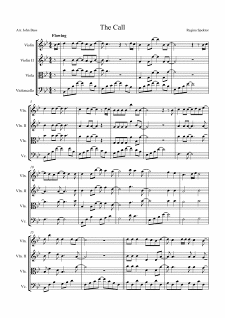 The Call (arr. John Bass - Music & Strings)