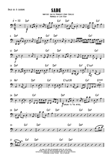 Sade (arr. Loyo Rudy)