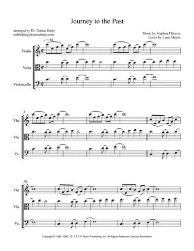 Journey To The Past (arr. Dr. Tianna Harjo)
