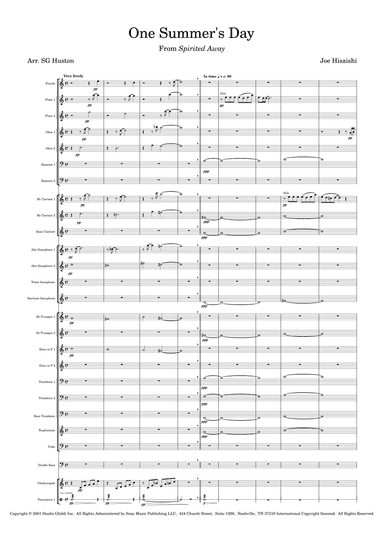 One Summer's Day (arr. SG Huston)