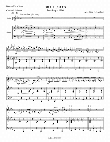 Dill Pickles (arr. Glen D. Lienhart)