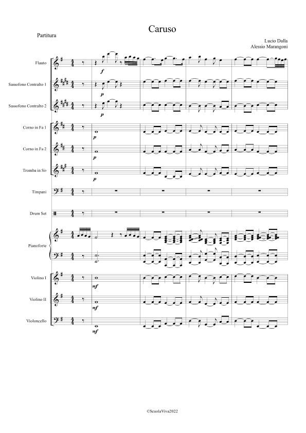 Caruso (arr. Alessio Marangoni)