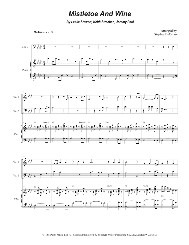 Mistletoe And Wine (arr. Stephen DeCesare)