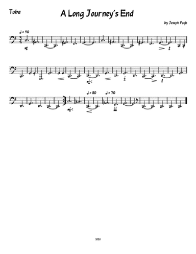 A Long Journey's End (Brass Quintet)