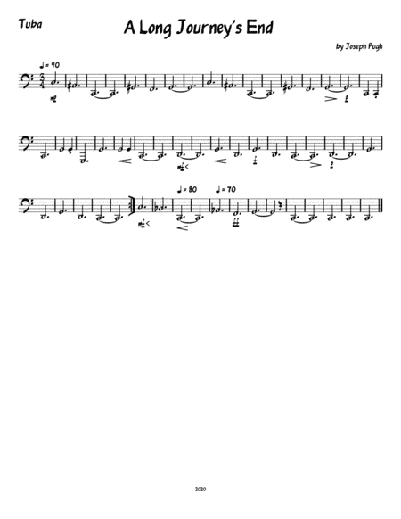 A Long Journey's End (Brass Quintet)