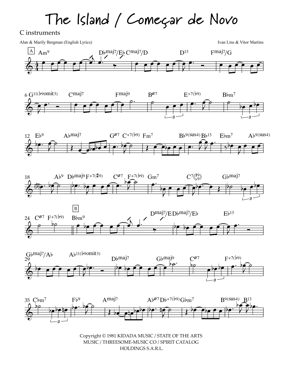 Island, The (arr. edited by Dr. LeRoy Henry)