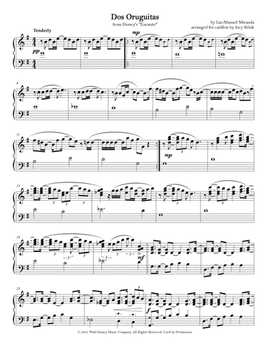 Dos Oruguitas (arr. Joey Brink)