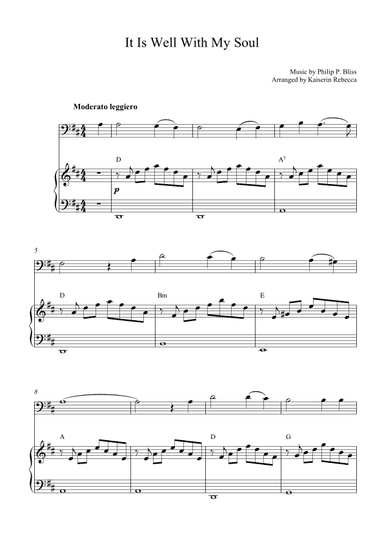 It Is Well With My Soul (arr. Kaiserin Rebecca)