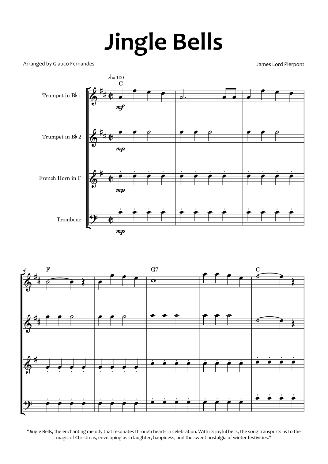 Jingle Bells (arr. Glauco Fernandes)