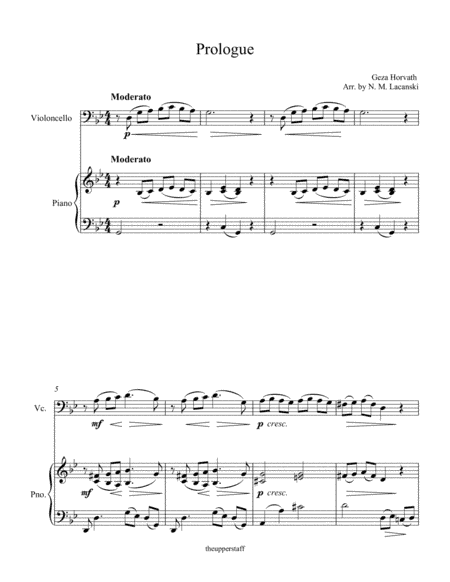 Prologue (arr. Nick Lacanski)