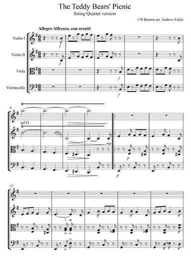 The Teddy Bears' Picnic (arr. Andrew Fuller)