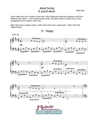 Mood Swing in D and B Minor
