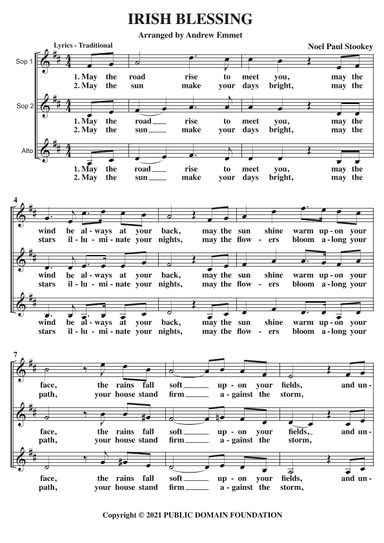 Irish Blessing (arr. Andrew Emmet)