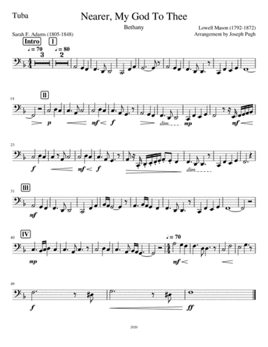 Near, My God To Thee (Tuba Solo) (arr. Joseph Pugh)