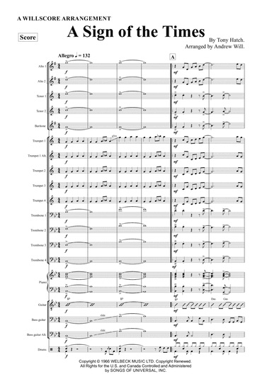 A Sign Of The Times (arr. Andrew Will)