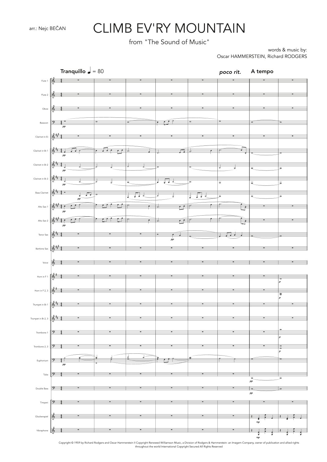 Climb Ev'ry Mountain (arr. Nejc Bečan)