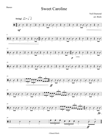 Sweet Caroline (arr. Daniel Ritch)