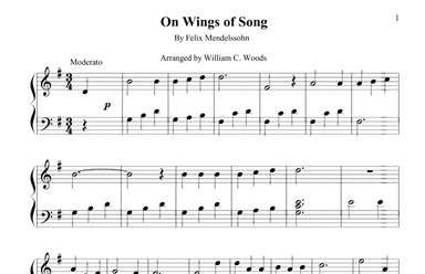 On Wings of Song (arr. William C. Woods)
