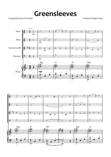 Greensleeves (arr. Glauco Fernandes)
