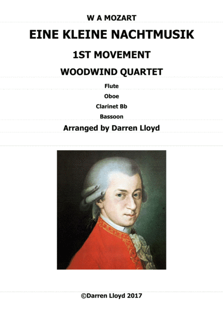Eine Kleine Nachtmusik for Woodwind Quartet (arr. Darren Lloyd)