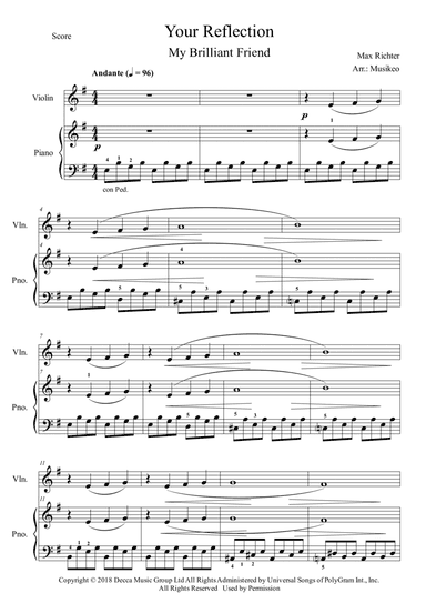 Your Reflection (arr. Musikeo)
