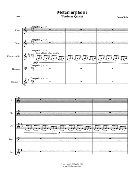 Metamorphosis (Woodwind Quintet)